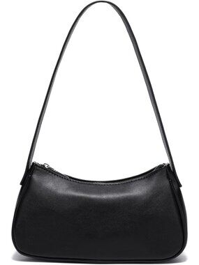 Trendy Mini Shoulder Bag for Women - Cute Vegan Leather Y2K Crescent Purse